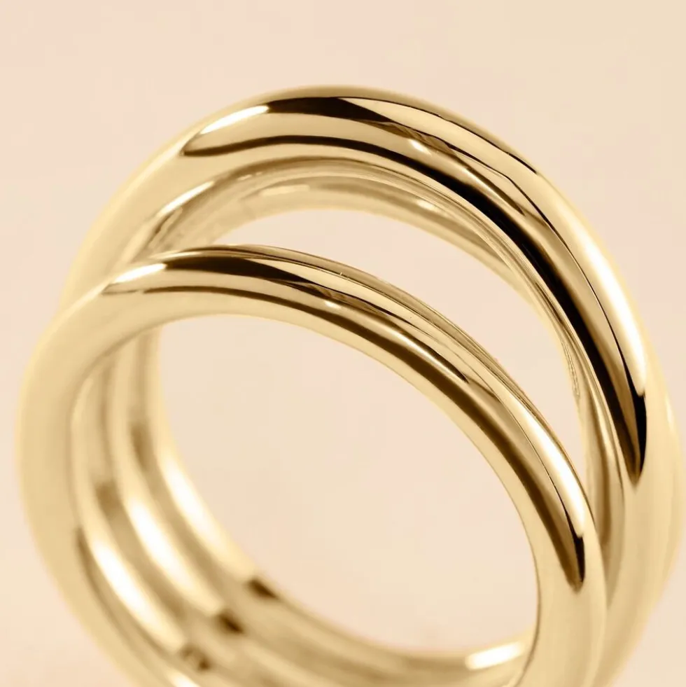 Bague Ariane Plaqué Or Jaune