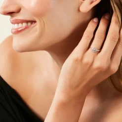 Bague Astrea Argent Blanc Oxyde De Zirconium