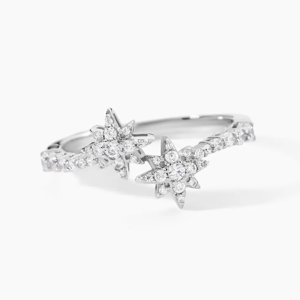 Bague Astria Argent Blanc Oxyde De Zirconium