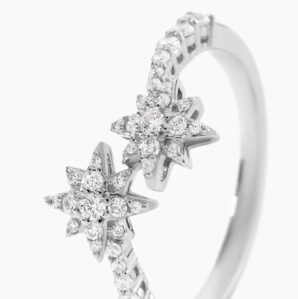 Bague Astria Argent Blanc Oxyde De Zirconium