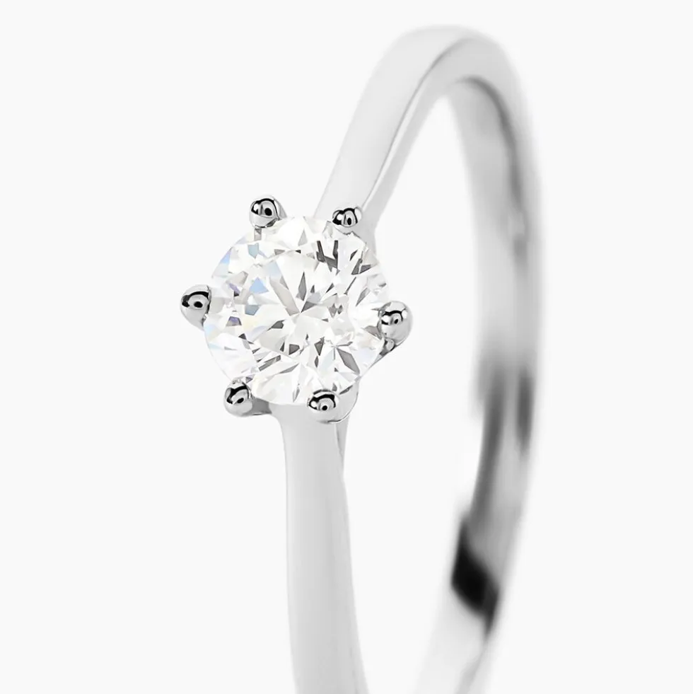 Bague Athena Platine Blanc Diamant