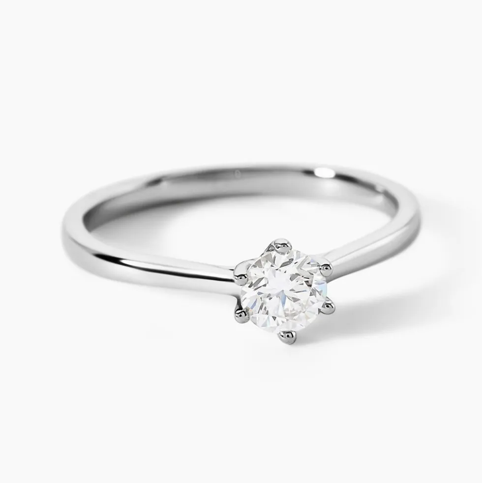 Bague Athena Platine Blanc Diamant