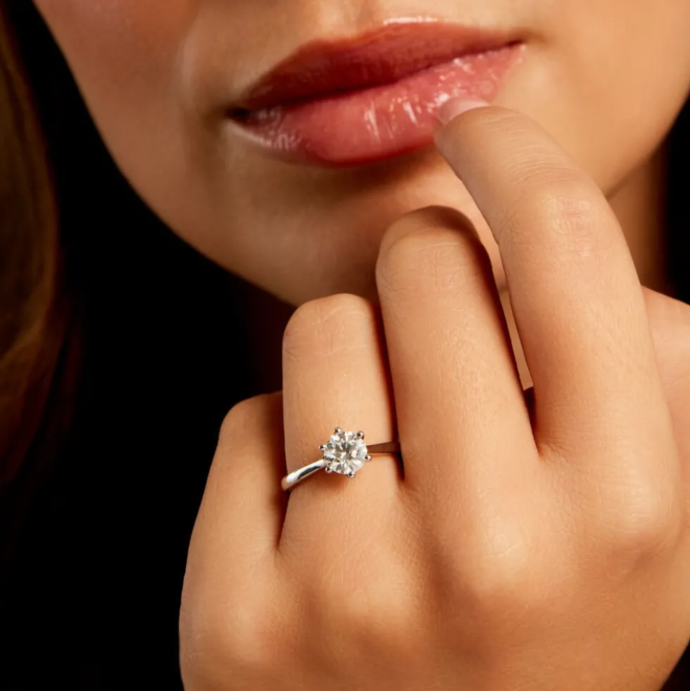 Bague Athena Platine Blanc Diamant