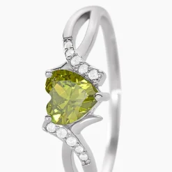 Bague Avalon Argent Blanc Oxyde De Zirconium