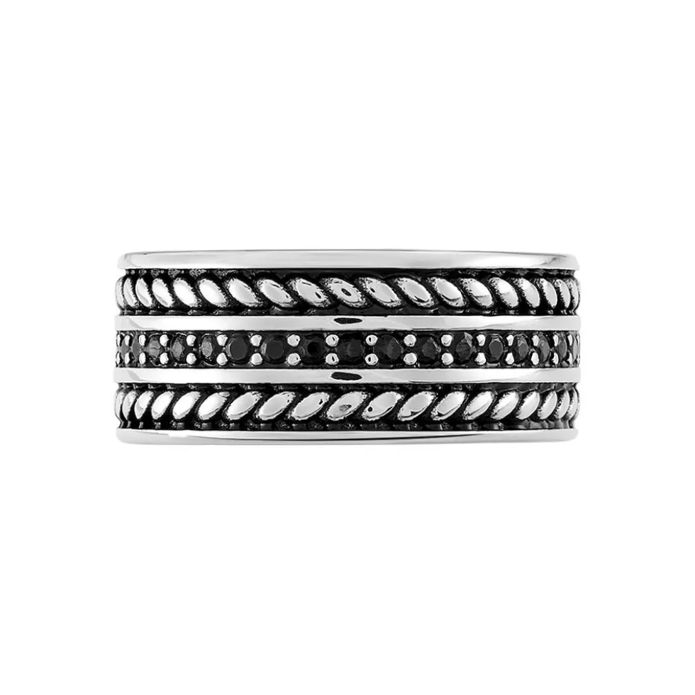 Bague Basile Argent Blanc