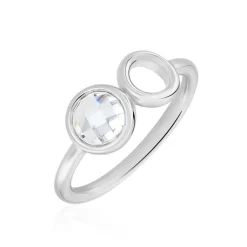 Bague Bastiano Argent Blanc Oxyde De Zirconium