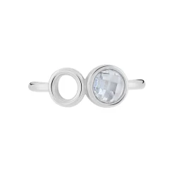Bague Bastiano Argent Blanc Oxyde De Zirconium