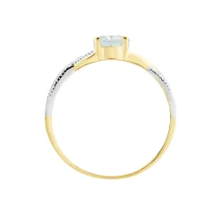 Bague Candice Or Jaune Topaze