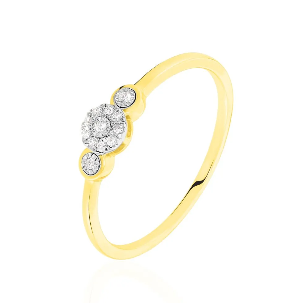 Bague Cesarita Or Jaune Diamant