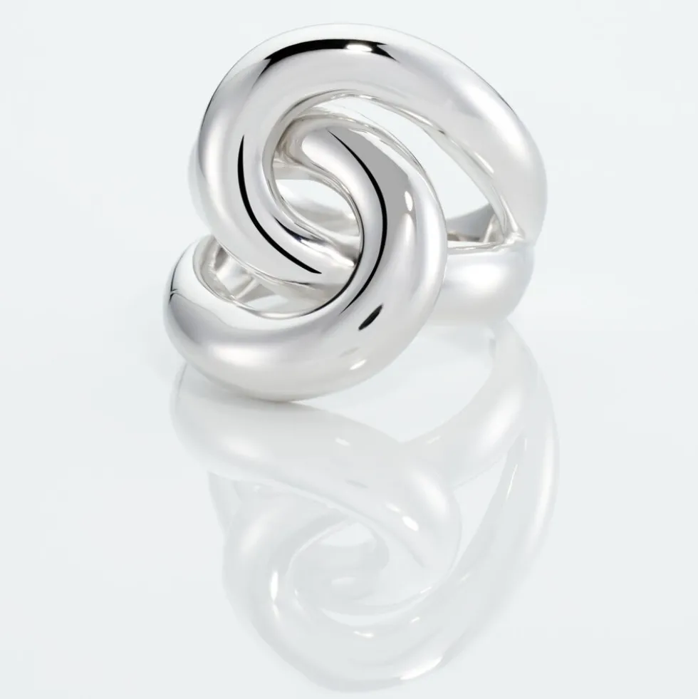 Bague Chaili Argent Blanc