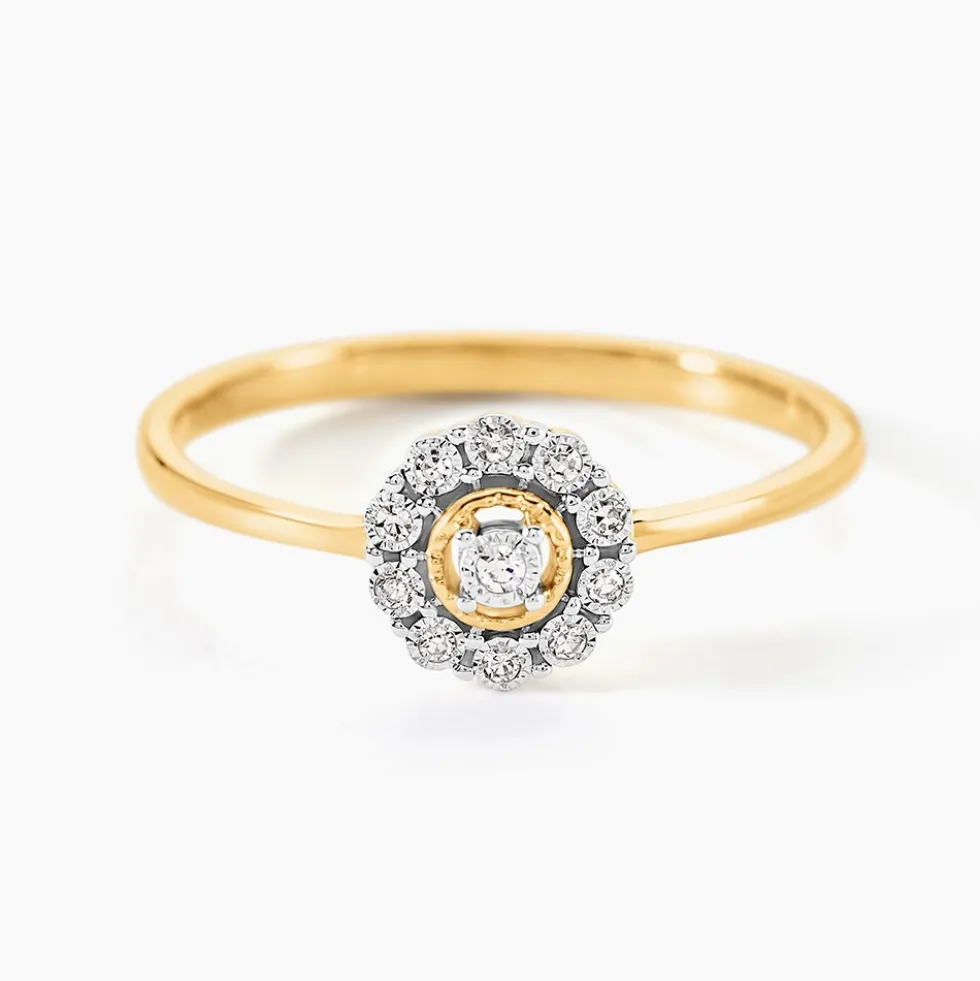 Bague Charletta Or Jaune Diamant