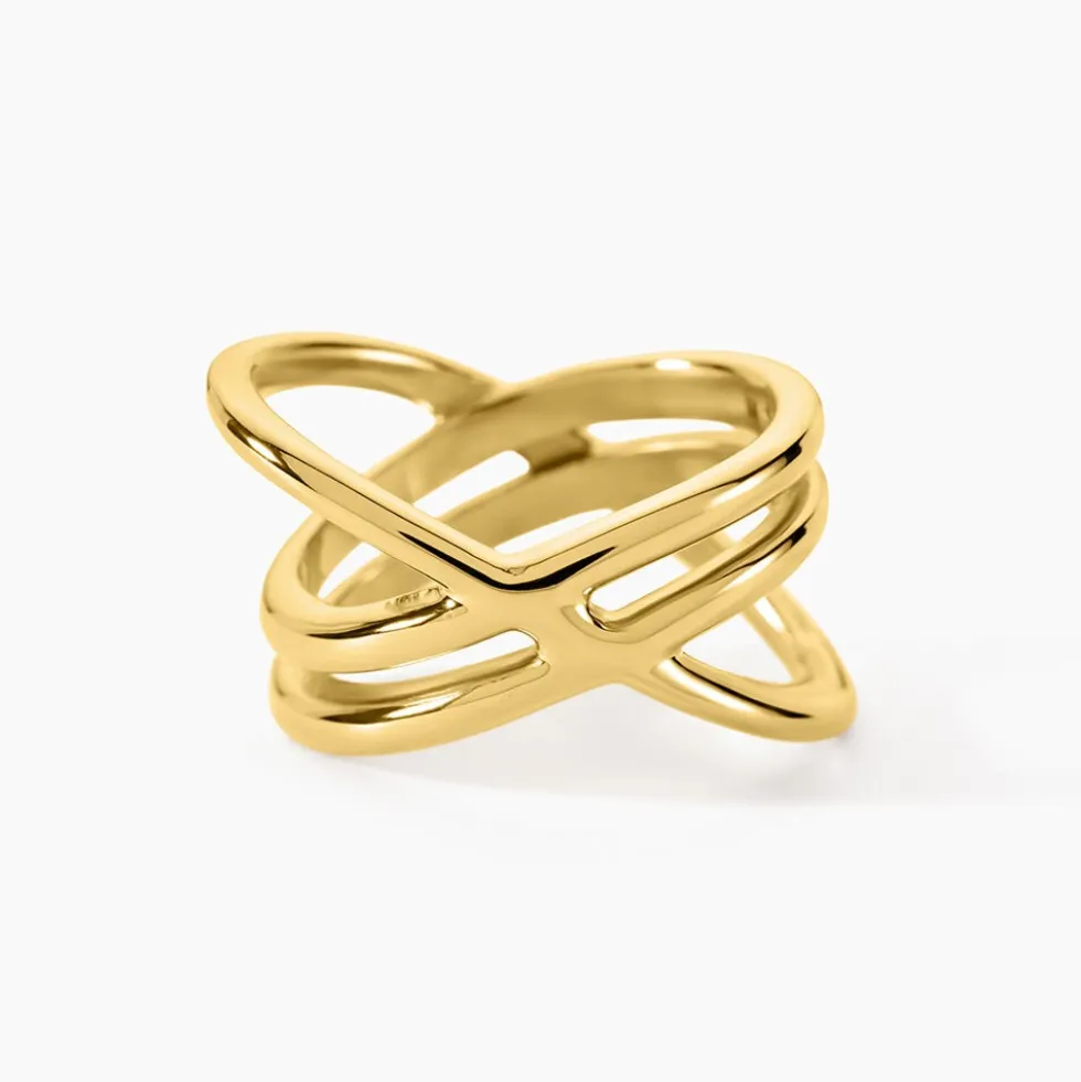 Bague Cherish Acier Jaune
