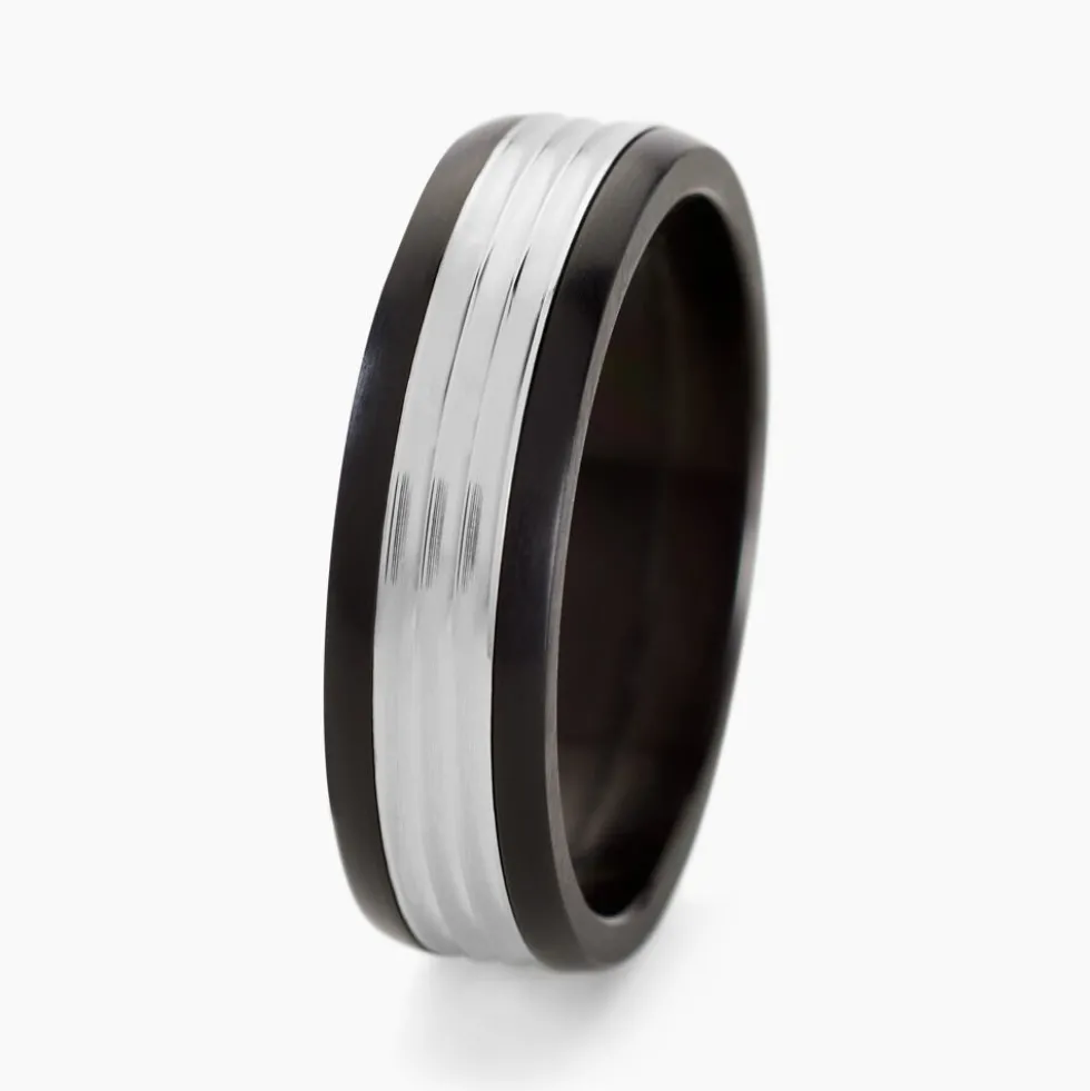 Bague Christell Acier Blanc
