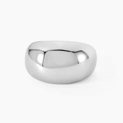 Bague Cleoria Acier Blanc
