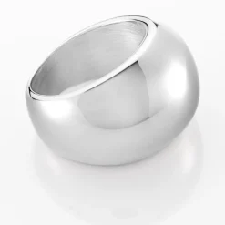 Bague Cleoria Acier Blanc