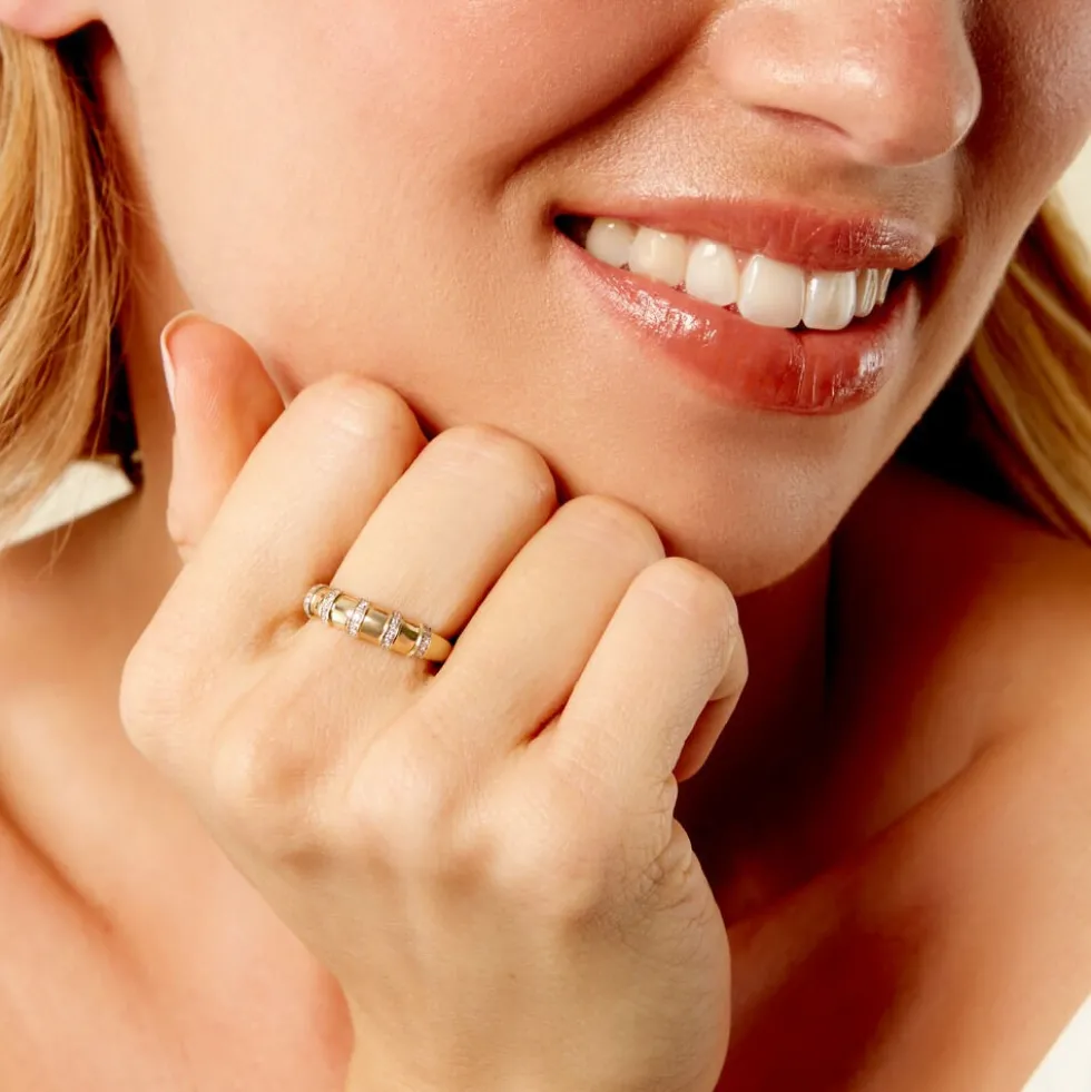 Bague Cyneburga Or Jaune Diamant