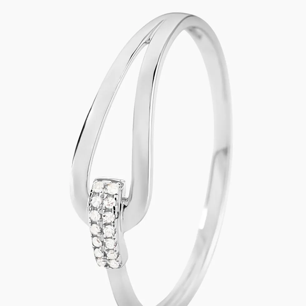 Bague Cyranna Or Blanc Diamant