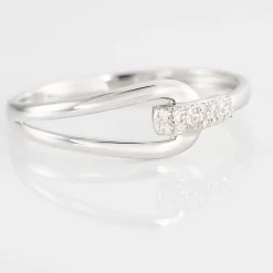 Bague Cyranna Or Blanc Diamant