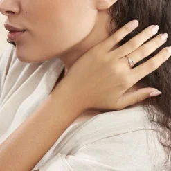 Bague Cyranna Or Blanc Diamant