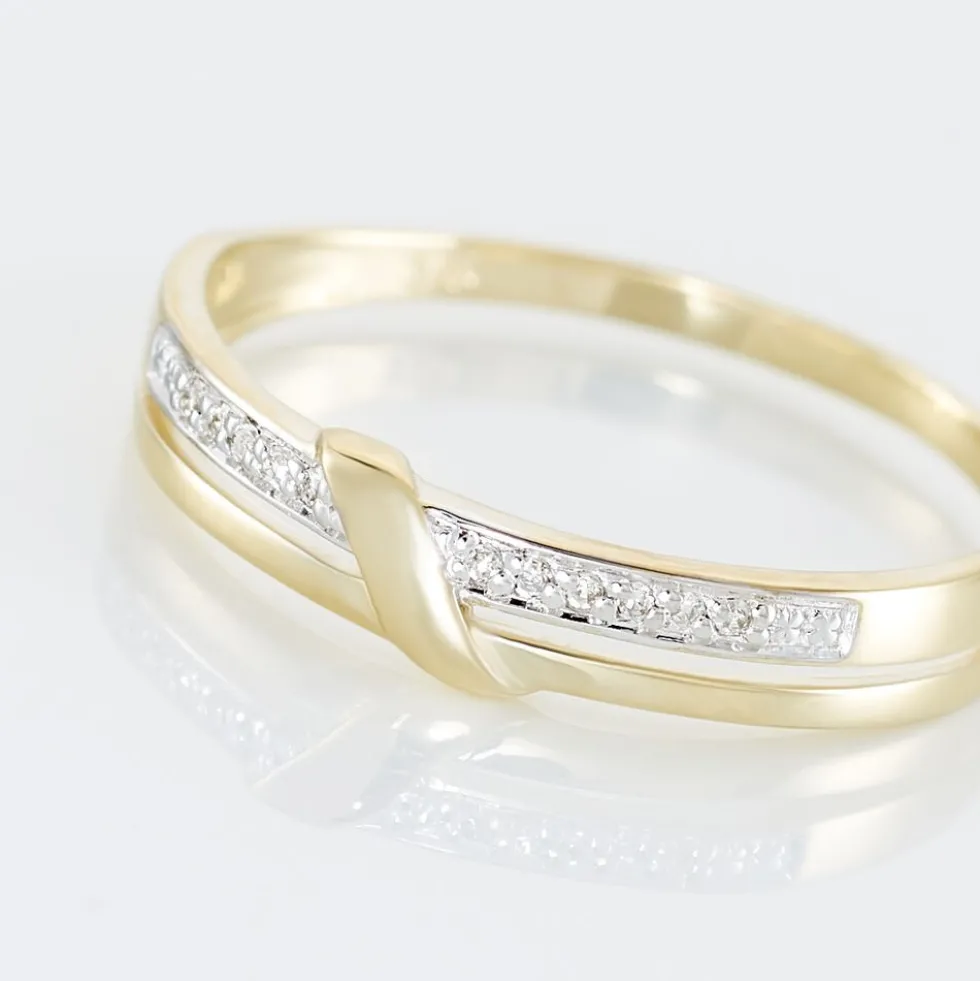 Bague Daynis Or Jaune Diamant