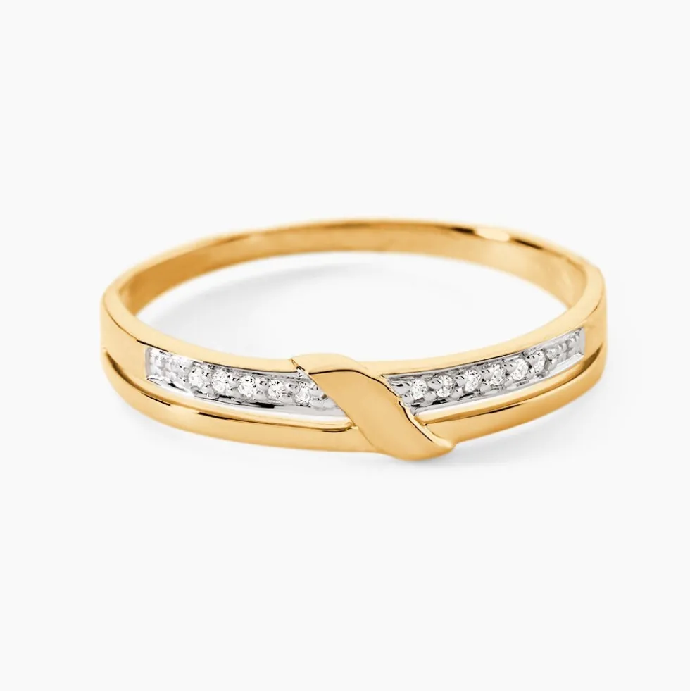 Bague Daynis Or Jaune Diamant