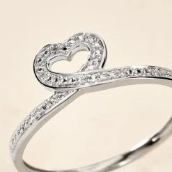 Bague Delaney Or Blanc Diamant