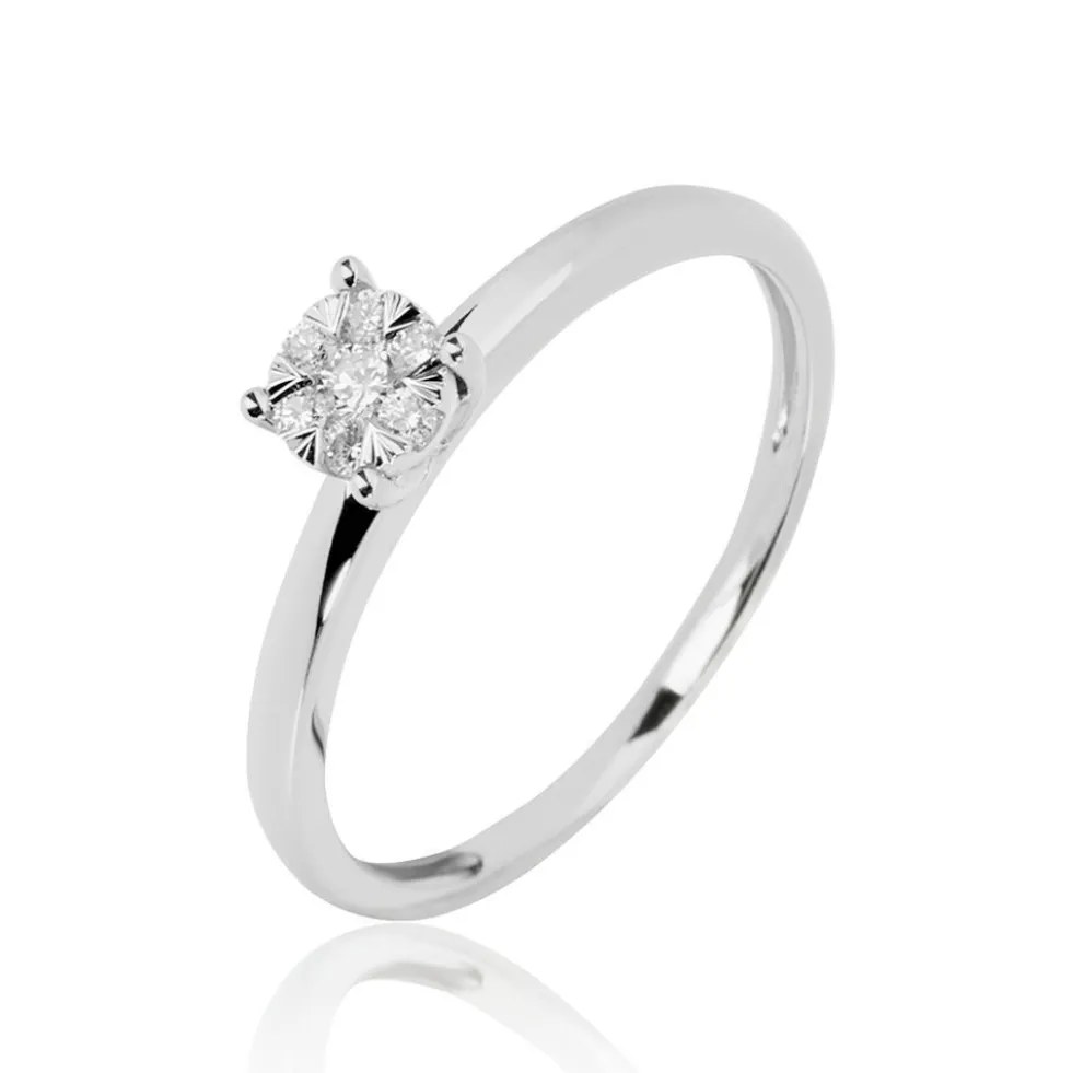 Bague Dream Or Blanc Diamant