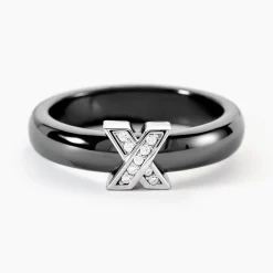 Bague Edwin Argent Blanc Oxyde De Zirconium