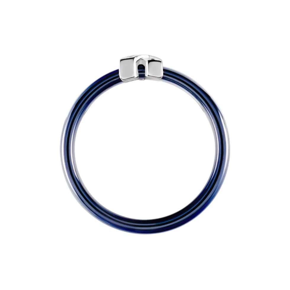 Bague Edwin Argent Blanc Céramique Oxyde