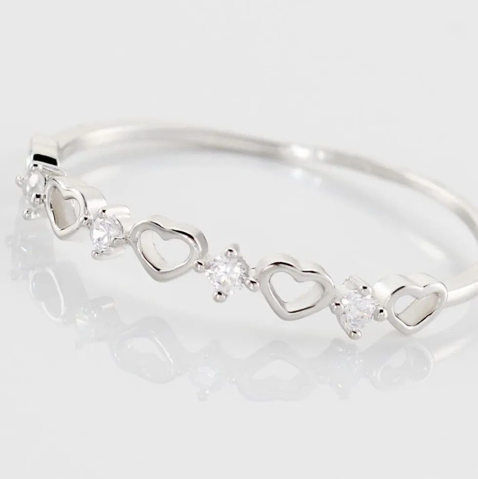 Bague Elonie Argent Blanc Oxyde De Zirconium