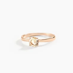 Bague Elyana Argent Rose Oxyde De Zirconium