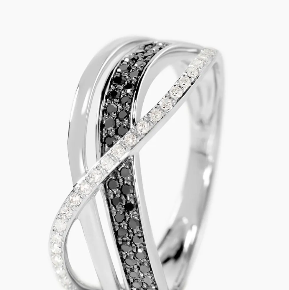 Bague Emilie Or Blanc Diamant