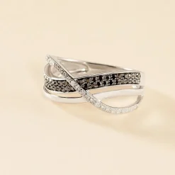 Bague Emilie Or Blanc Diamant