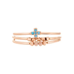 Bague Enia Argent Rose Oxyde De Zirconium