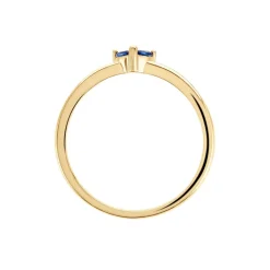 Bague Erma Plaqué Or Doré Oxyde De Zirconium