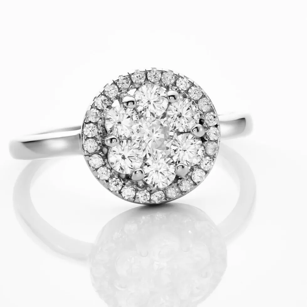 Bague Eryne Argent Blanc Oxyde De Zirconium