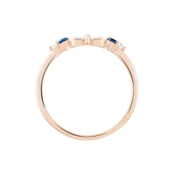 Bague Esia Argent Rose Oxyde De Zirconium
