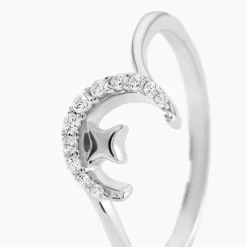 Bague Estrella Argent Blanc Oxyde De Zirconium