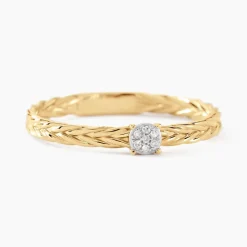 Bague Euthymius Or Jaune Diamant