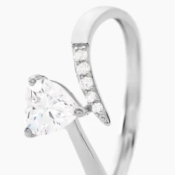 Bague Eva Or Blanc Oxyde De Zirconium