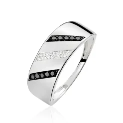 Bague Fadila Or Blanc Diamant