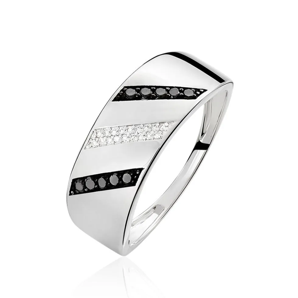 Bague Fadila Or Blanc Diamant