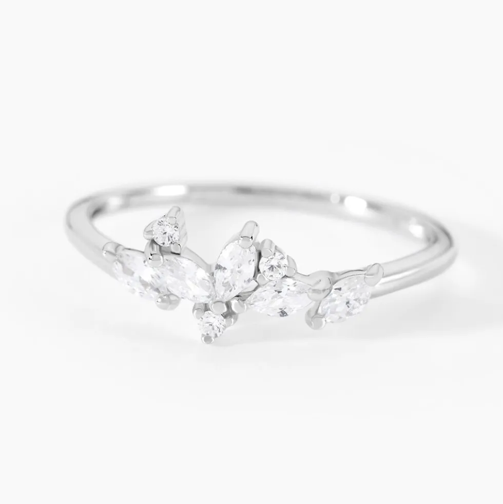 Bague Feeria Argent Blanc Oxyde De Zirconium