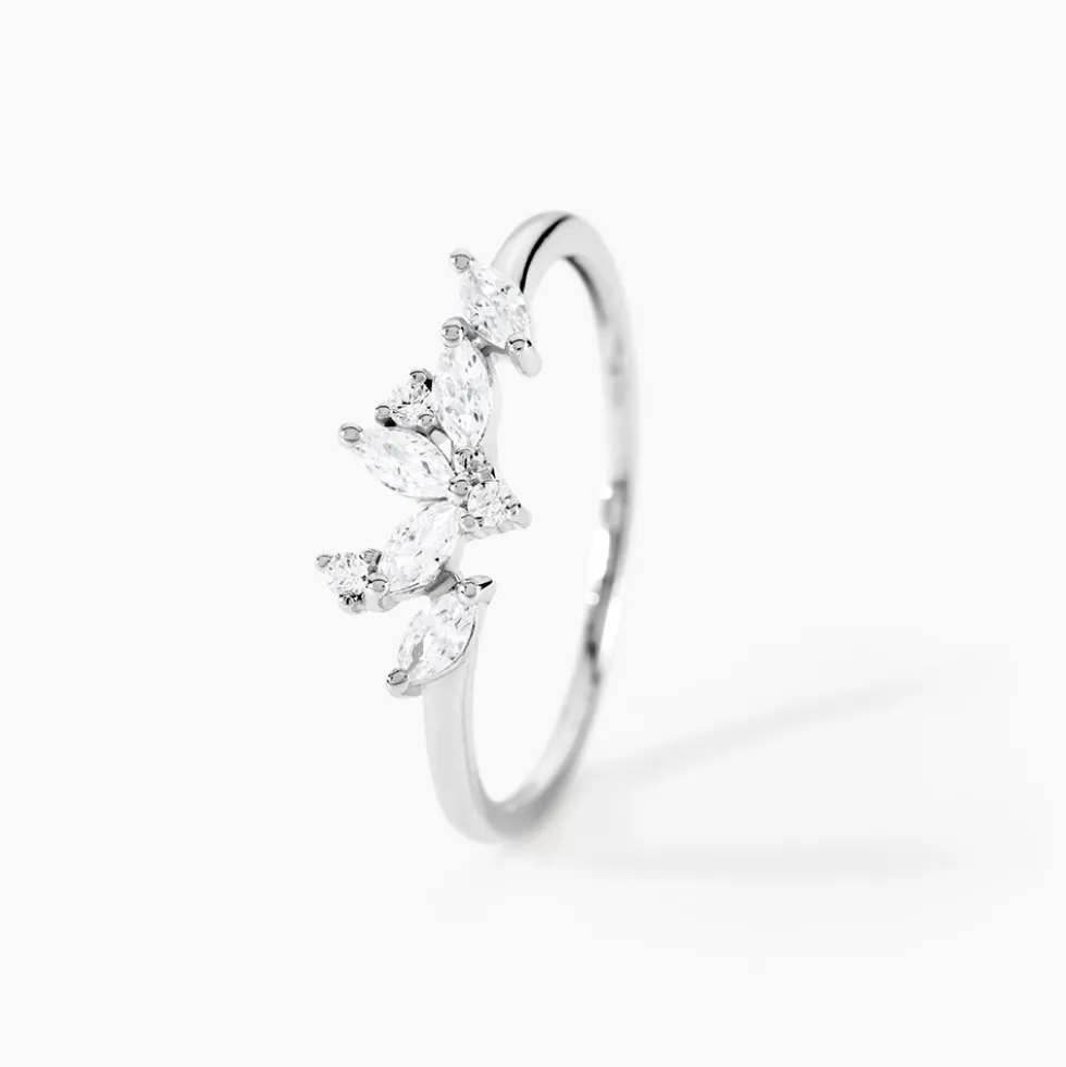 Bague Feeria Argent Blanc Oxyde De Zirconium