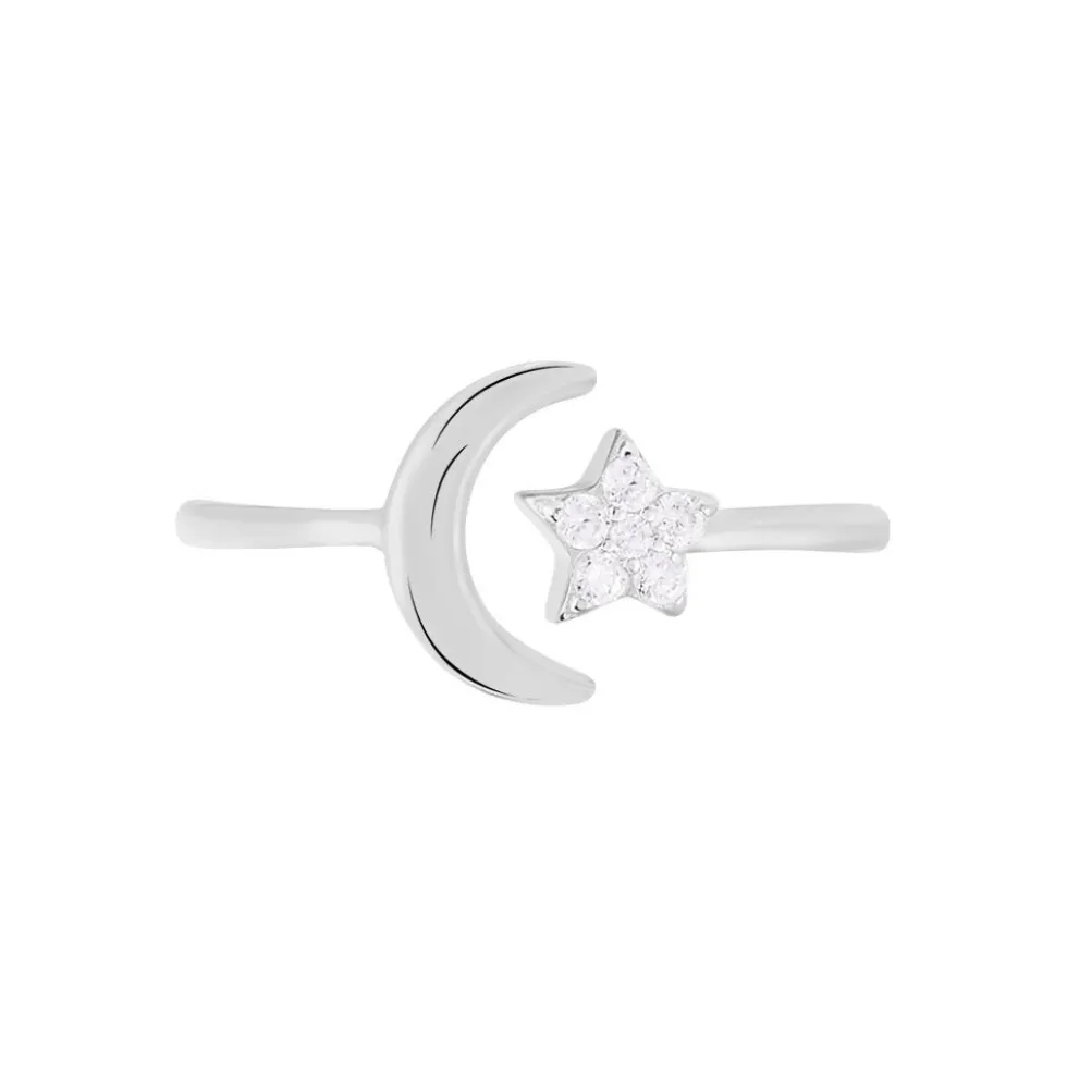 Bague Feeria Argent Blanc Oxyde De Zirconium