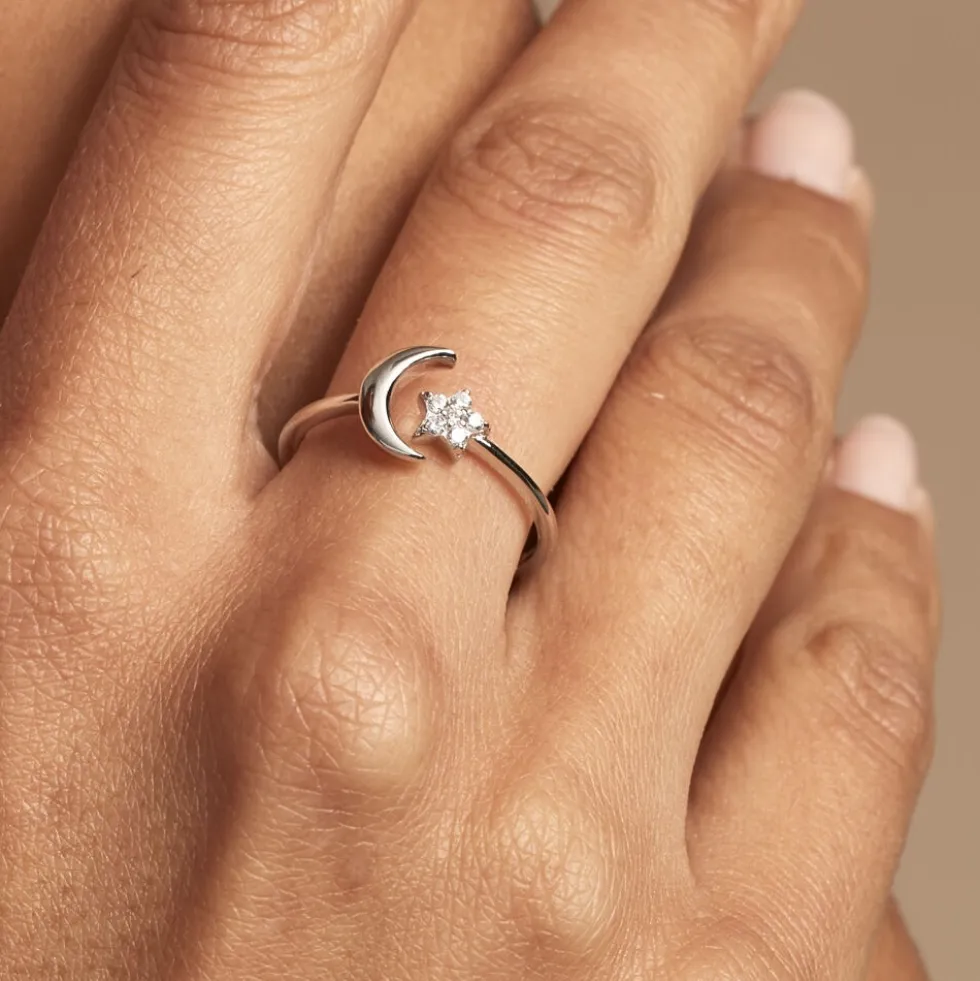 Bague Feeria Argent Blanc Oxyde De Zirconium