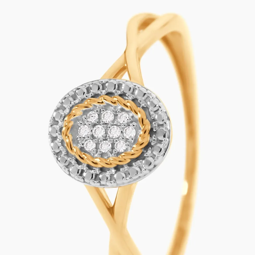 Bague Finola Or Jaune Diamant
