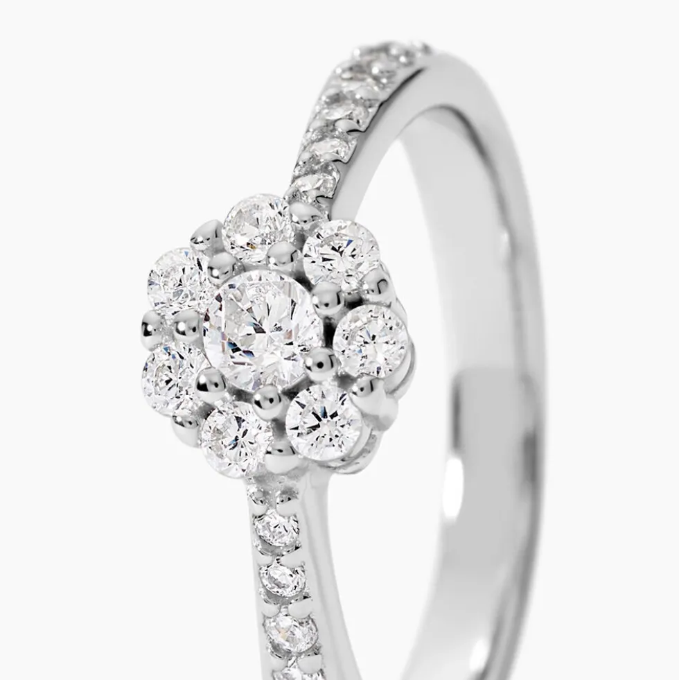 Bague Firmin Argent Blanc Oxyde De Zirconium