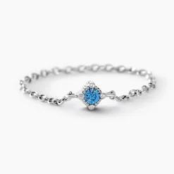Bague Gily Argent Blanc Oxyde De Zirconium