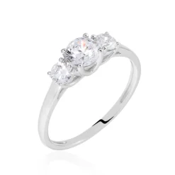 Bague Habib Or Blanc Oxyde